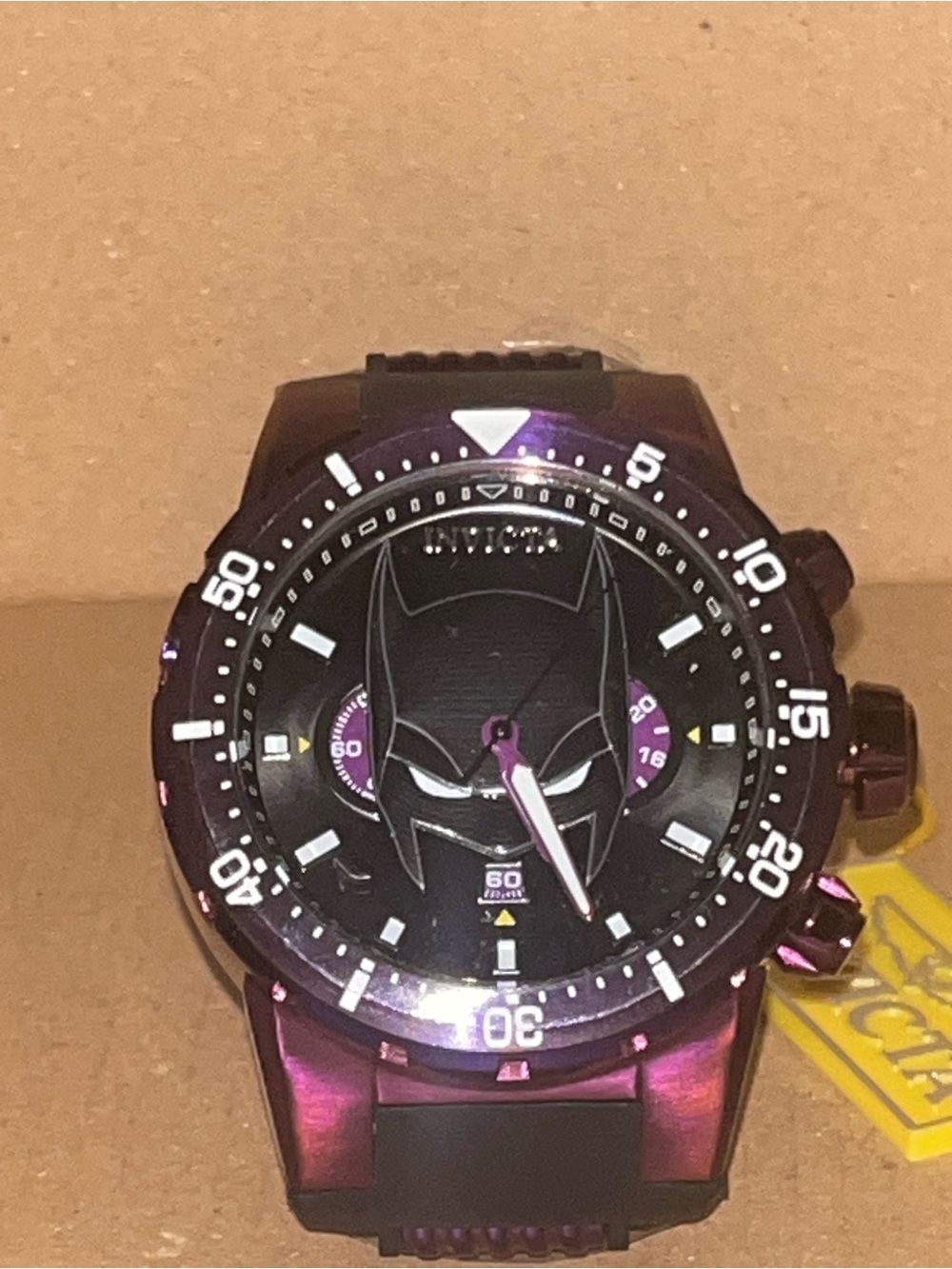 Invicta DC Comics Batman Limited Edition Chronograph #0182/4000 Purple 41389